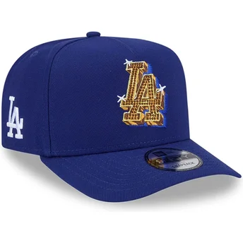 Καπέλο καμπύλο μπλε snapback 9FIFTY A Frame Emblem των Los Angeles Dodgers MLB της New Era