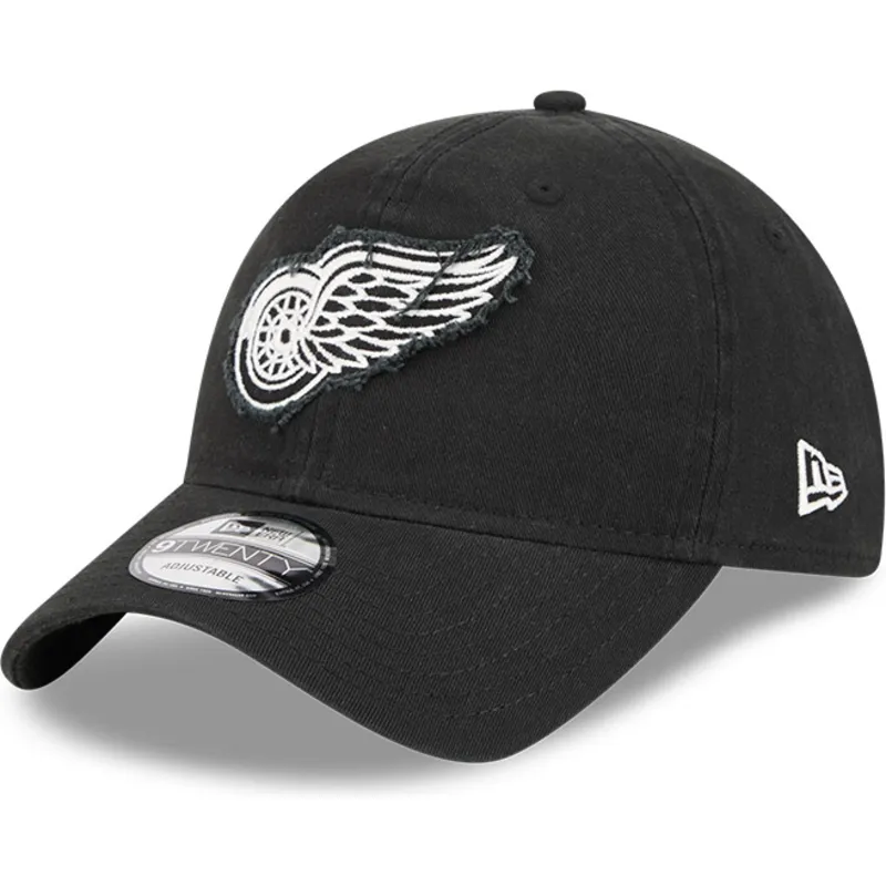 shapka-izvita-cherna-reguliruem-9twenty-stamp-na-detroit-red-wings-nhl-ot-new-era
