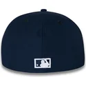 marineblaue-anliegende-59fifty-flat-cap-subway-series-der-new-york-yankees-mlb-von-new-era