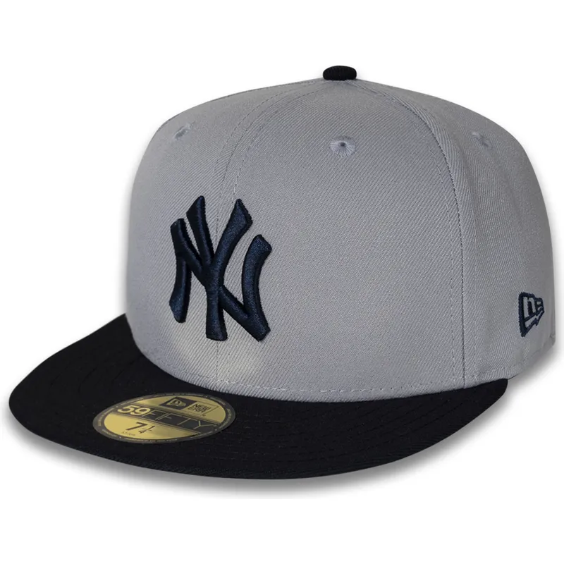 new-era-ploska-kozirka-59fifty-world-series-2000-stranichna-emblema-new-york-yankees-mlb-siva-i-tmnosinya-prilepnala-shapka