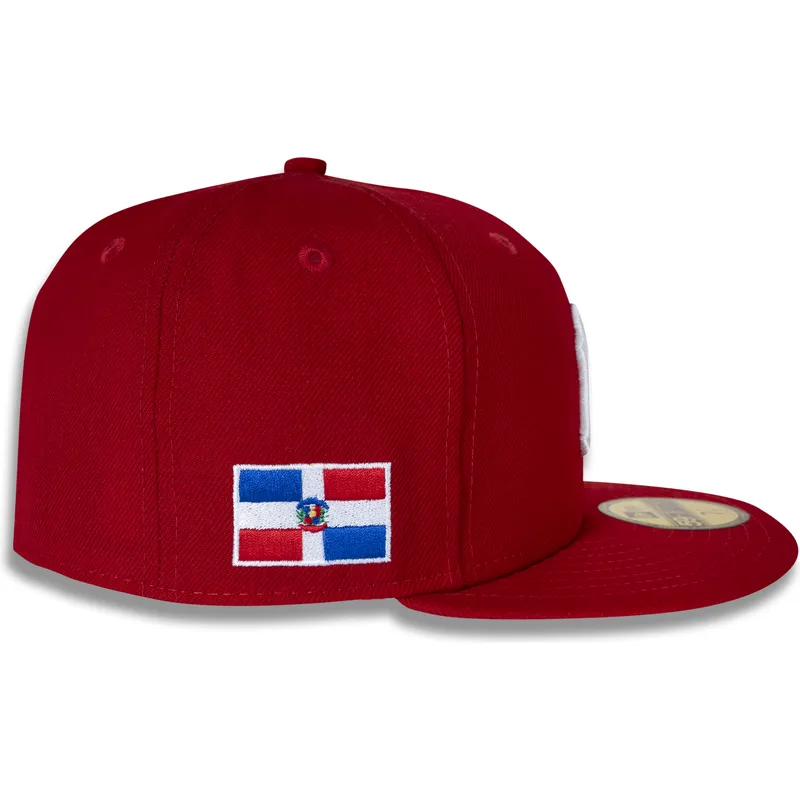 shapka-ploska-chervena-prilepnala-59fifty-side-dominican-republic-na-new-york-yankees-mlb-ot-new-era