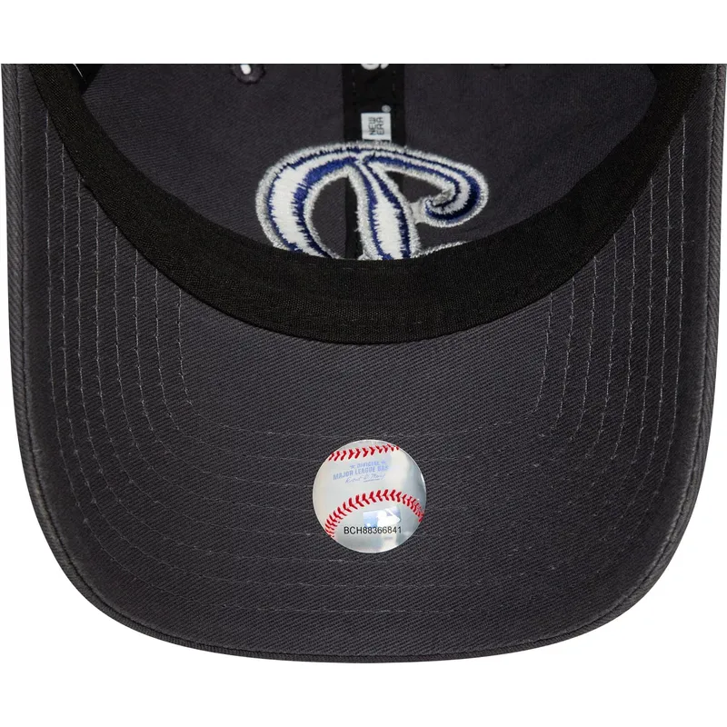 shapka-izvita-siv-reguliruem-9twenty-core-classic-na-los-angeles-dodgers-mlb-ot-new-era