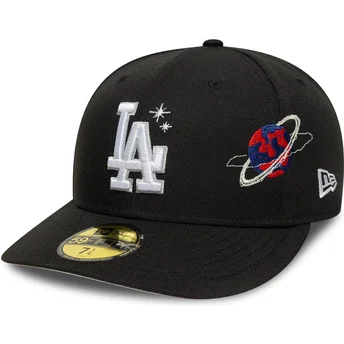 Los Angeles Dodgers MLB New Era 59FIFTY Planet Icon sort buet fitted kasket
