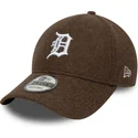 shapka-izvita-kafyav-snapbek-9forty-melton-wool-na-detroit-tigers-mlb-ot-new-era