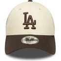 shapka-izvita-kafyav-reguliruem-9forty-side-patch-na-los-angeles-dodgers-mlb-ot-new-era