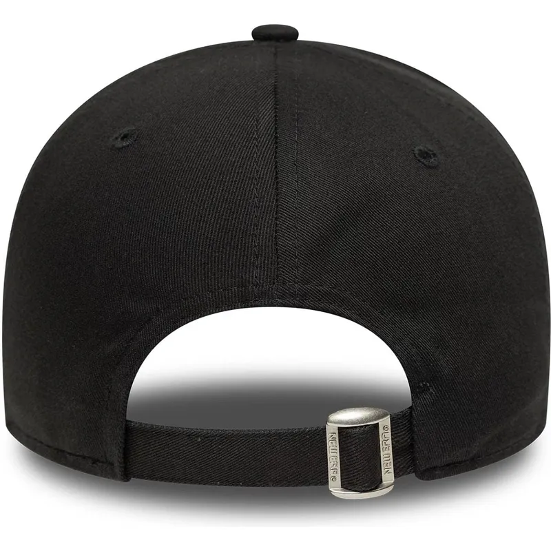 sort-buet-justerbar-kasket-med-gront-logo-9forty-outline-af-new-york-yankees-mlb-fra-new-era