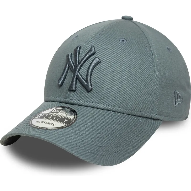 shapka-izvita-siv-reguliruem-9forty-league-essential-na-new-york-yankees-mlb-ot-new-era