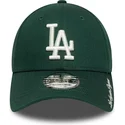 gron-justerbar-kurvet-kasket-9forty-visor-script-fra-los-angeles-dodgers-mlb-fra-new-era