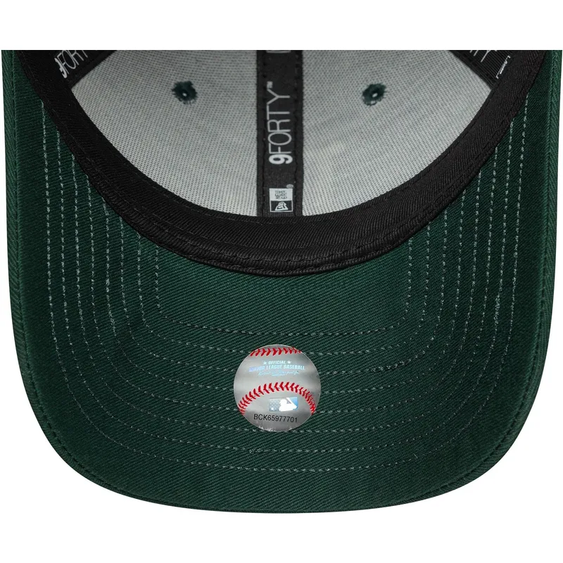 shapka-izvita-zelena-reguliruem-9forty-visor-script-na-los-angeles-dodgers-mlb-ot-new-era
