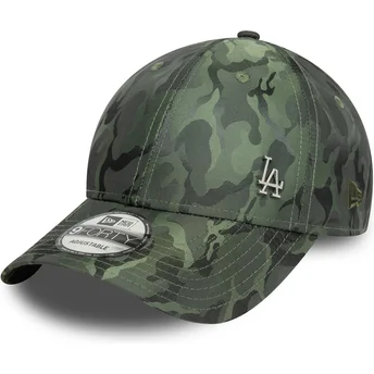 Gebogene Kappe Camouflage verstellbar 9FORTY Flawless Pin Los Angeles Dodgers MLB von New Era