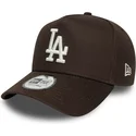 shapka-izvita-kafyav-snapbek-9forty-e-frame-side-patch-na-los-angeles-dodgers-mlb-ot-new-era