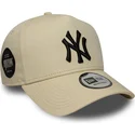 beige-buet-snapback-9forty-e-frame-side-patch-kasket-af-new-york-yankees-mlb-fra-new-era