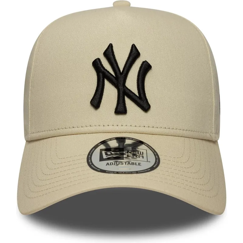 beige-buet-snapback-9forty-e-frame-side-patch-kasket-af-new-york-yankees-mlb-fra-new-era