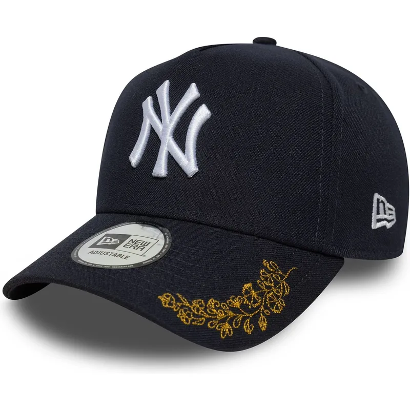 marinebla-buet-kasket-snapback-9forty-e-frame-tonal-icon-fra-new-york-yankees-mlb-fra-new-era