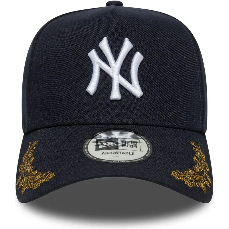 marinebla-buet-kasket-snapback-9forty-e-frame-tonal-icon-fra-new-york-yankees-mlb-fra-new-era