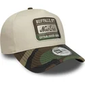 beige-und-camouflage-gebogene-kappe-snapback-9forty-e-frame-camo-patch-von-new-era
