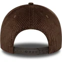 brun-buet-snapback-9forty-e-frame-patch-cord-kasket-fra-new-era