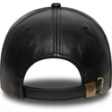 shapka-izvita-cherna-reguliruem-9forty-e-frame-img-leather-na-new-york-yankees-mlb-ot-new-era