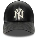 new-era-izvita-kozirka-9forty-m-crown-img-leather-new-york-yankees-mlb-cherna-reguliruema-shapka