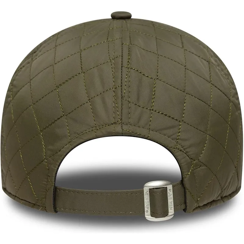 shapka-izvita-zelena-reguliruema-9twenty-quilted-na-los-angeles-dodgers-mlb-ot-new-era
