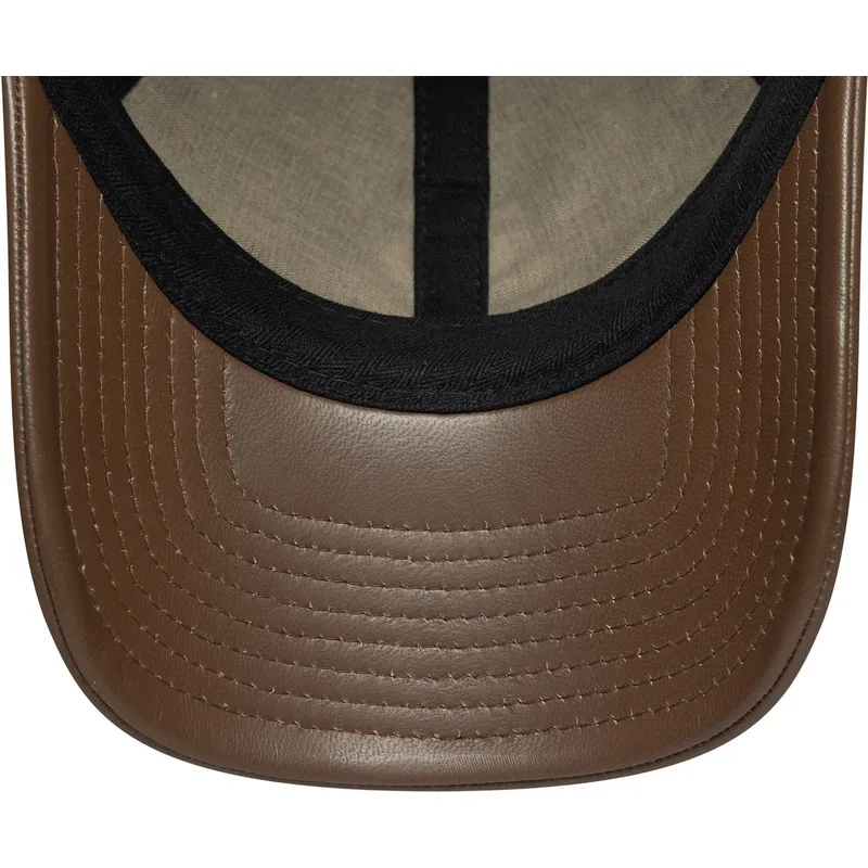shapka-izvita-mnogocveten-reguliruema-9twenty-img-loden-leather-na-new-york-yankees-mlb-ot-new-era