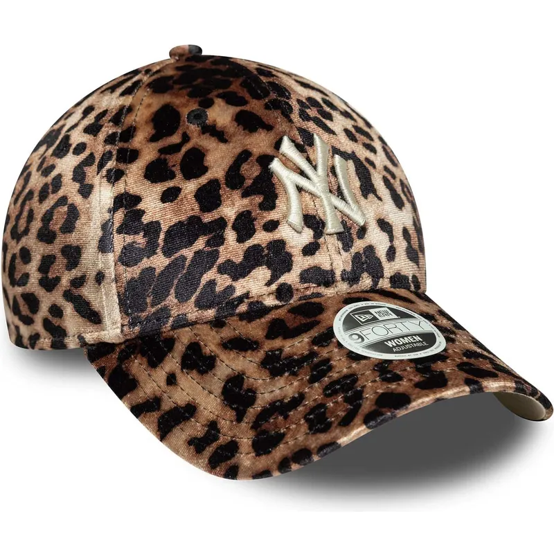 shapka-izvita-leopard-reguliruem-9forty-leo-velour-na-new-york-yankees-mlb-ot-new-era