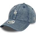 shapka-izvita-sinya-reguliruem-9twenty-denim-na-los-angeles-dodgers-mlb-ot-new-era
