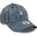 shapka-izvita-sinya-reguliruem-9twenty-denim-na-los-angeles-dodgers-mlb-ot-new-era