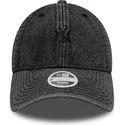 shapka-izvita-cherna-reguliruem-9twenty-denim-na-new-york-yankees-mlb-ot-new-era