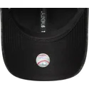 shapka-izvita-cherna-reguliruema-9twenty-worn-pu-na-new-york-yankees-mlb-ot-new-era