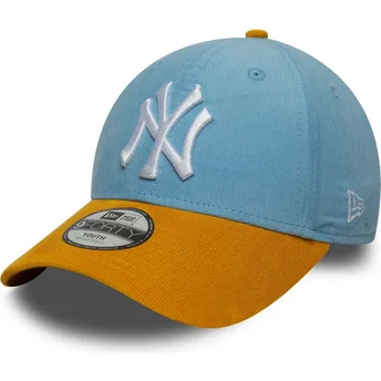 Шапка извита многоцветен регулируем за деца 9FORTY Cord на New York Yankees MLB от New Era