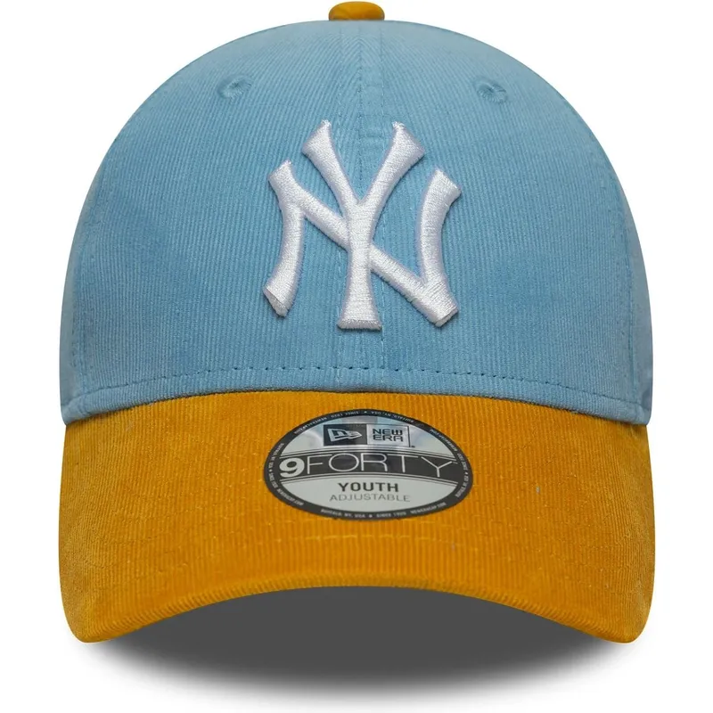 shapka-izvita-mnogocveten-reguliruem-za-deca-9forty-cord-na-new-york-yankees-mlb-ot-new-era
