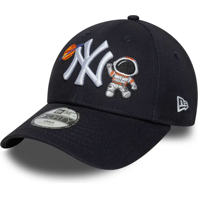 shapka-izvita-tmnosin-reguliruem-za-deca-9forty-space-icon-na-new-york-yankees-mlb-ot-new-era