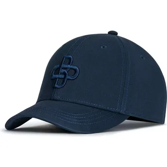 Oblack Бейзболна Шапка с Извита Козирка Navy Blue Logo Baseball Peach OBL055 Тъмносиня Регулируема