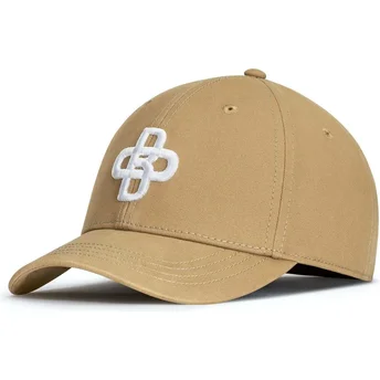 Шапка извита бежов регулируем Baseball Peach OBL048 от Oblack