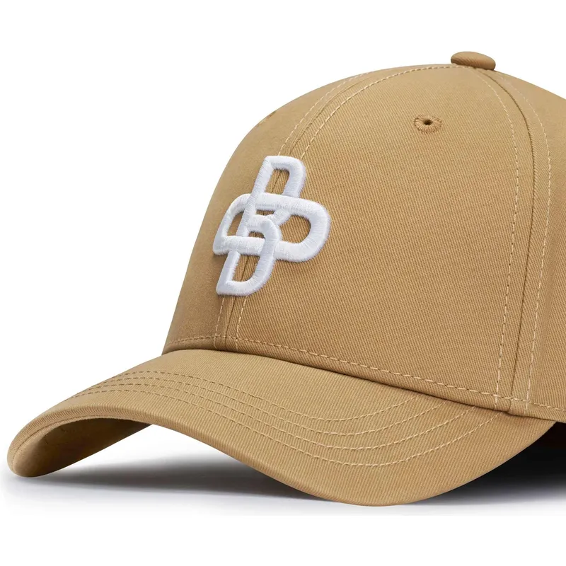 oblack-bejzbolna-shapka-s-izvita-kozirka-baseball-peach-obl048-tmno-bezhova-reguliruema