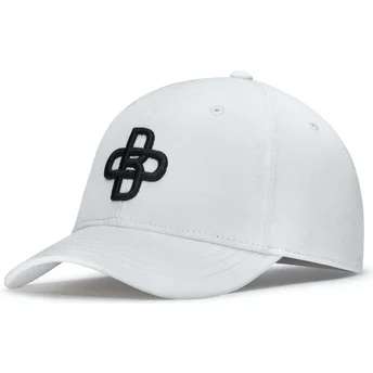 Шапка извита бяла регулируем Baseball Peach OBL042 от Oblack