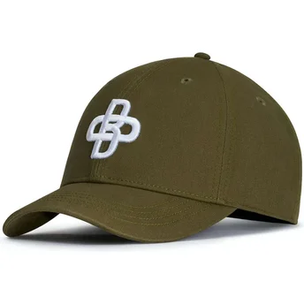 Gorra curva verde ajustable Baseball Peach OBL051 de Oblack