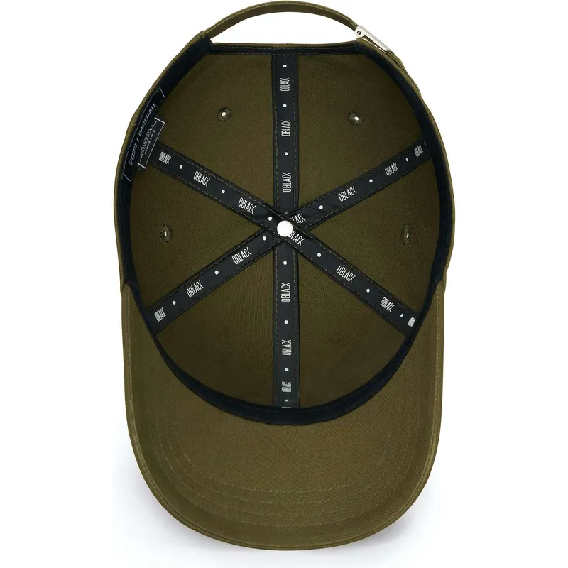 justerbar-gron-buet-kasket-baseball-peach-obl051-fra-oblack