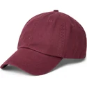 shapka-izvita-chervena-reguliruem-cotton-chino-classic-sport-ot-polo-ralph-lauren