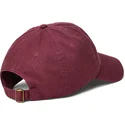 shapka-izvita-chervena-reguliruem-cotton-chino-classic-sport-ot-polo-ralph-lauren