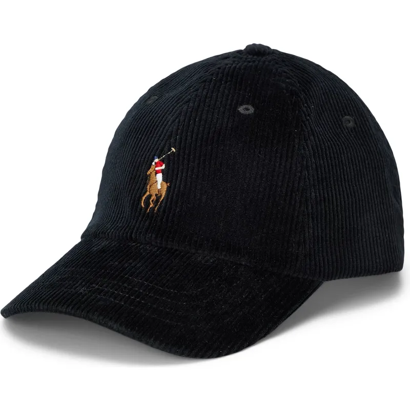 shapka-izvita-cherna-reguliruem-classic-sport-corduroy-ot-polo-ralph-lauren shapka-izvita-cherna-reguliruem-classic-sport-corduroy-ot-polo-ralph-lauren