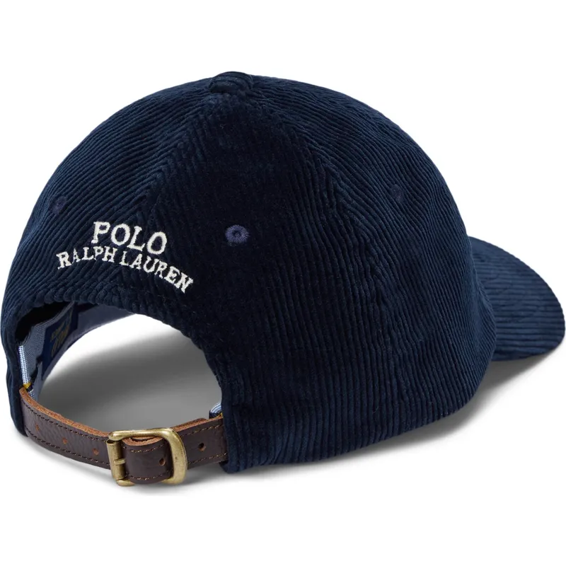 marinebla-justerbar-buet-kasket-classic-sport-corduroy-fra-polo-ralph-lauren