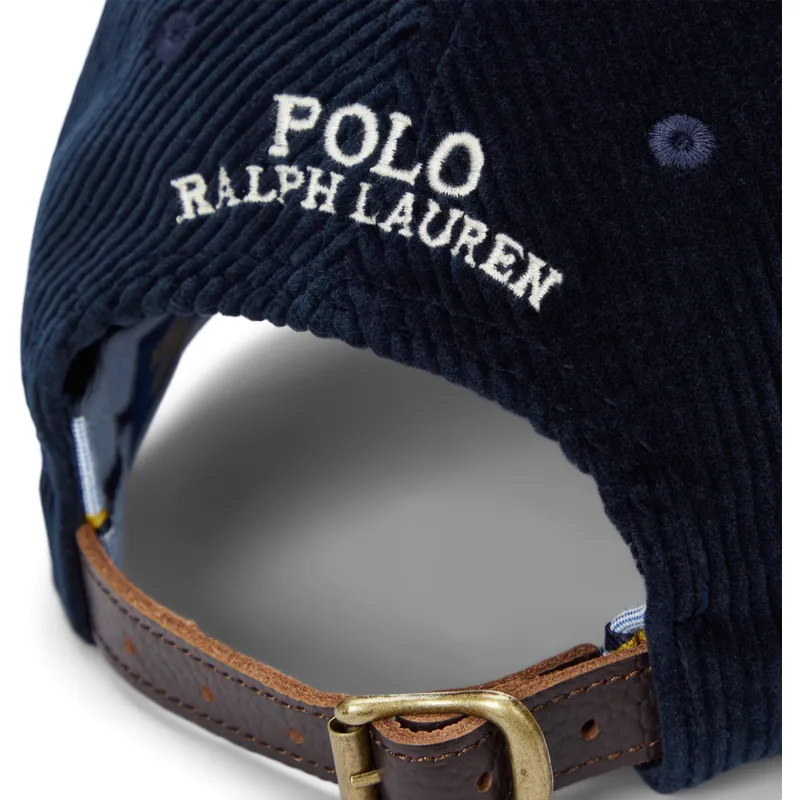 marinebla-justerbar-buet-kasket-classic-sport-corduroy-fra-polo-ralph-lauren