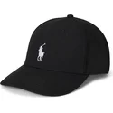 schwarze-gebogene-snapback-kappe-twill-high-crown-von-polo-ralph-lauren