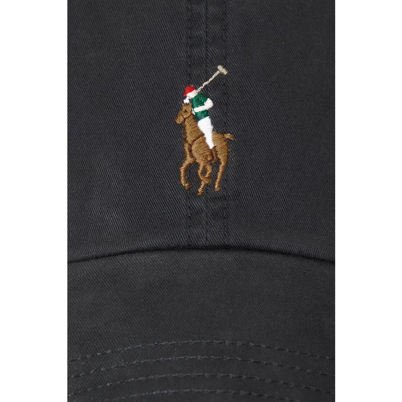 shapka-izvita-cherna-reguliruem-classic-sport-stretch-cotton-twill-ot-polo-ralph-lauren