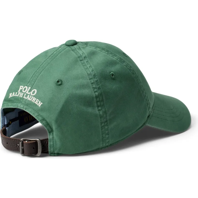 verstellbare-grune-classic-sport-stretch-baumwolltwill-kappe-mit-gebogenem-schirm-von-polo-ralph-lauren