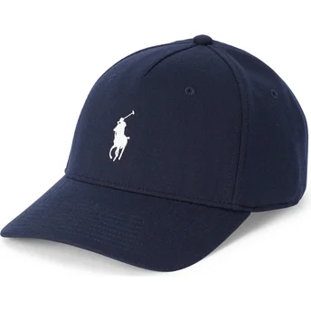 Gorra curva azul marino snapback Modern Double Knit Jacquard de Polo Ralph Lauren