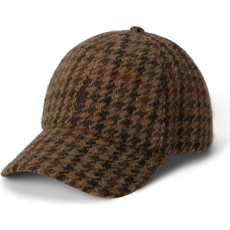 shapka-izvita-kafyav-reguliruem-checked-wool-tweed-ot-polo-ralph-lauren
