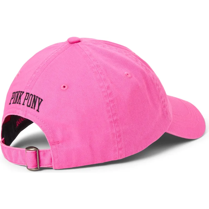 polo-ralph-lauren-curved-brim-pink-pony-twill-pink-adjustable-cap